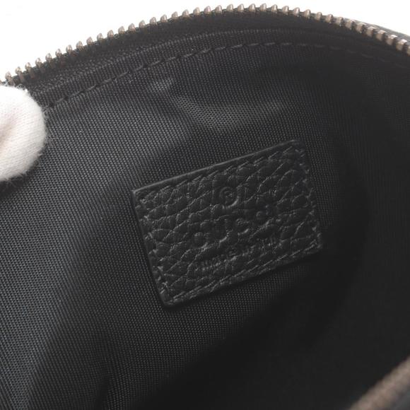 GUCCI Double G Pouch Bag Leather Black 772783AABXM1000 - Picture 5 of 5